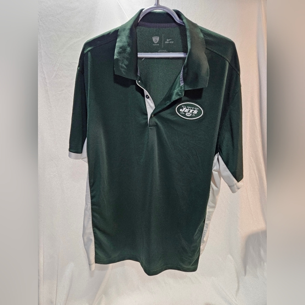 NY Jets Nike Dri Fit Polo NFL Training Size 2XL